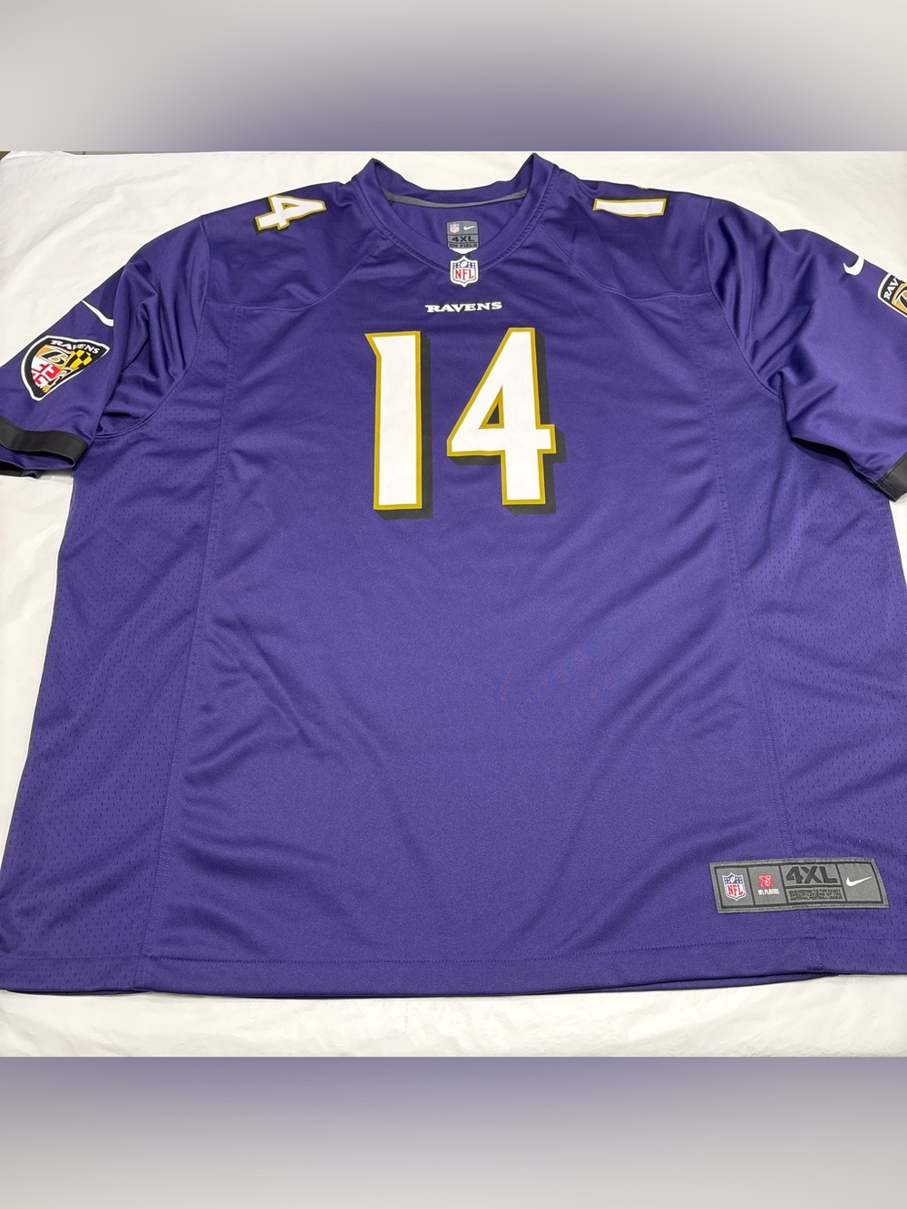 Baltimore Ravens Kyle Hamilton #14 Nike Engineered Jersey Men's 4XL